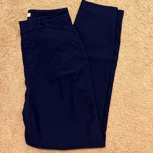 NAVY Blue Slim Ankle Pant